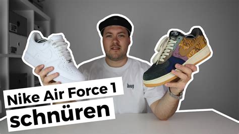 nike force one herren schnüren|So Bindest du Air Force 1 RICHTIG .